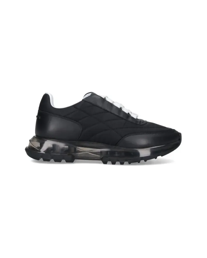 Givenchy Low-Top Sneaker Quilted Black Sneakers With Translucent Sole And C schwarz Schwarz