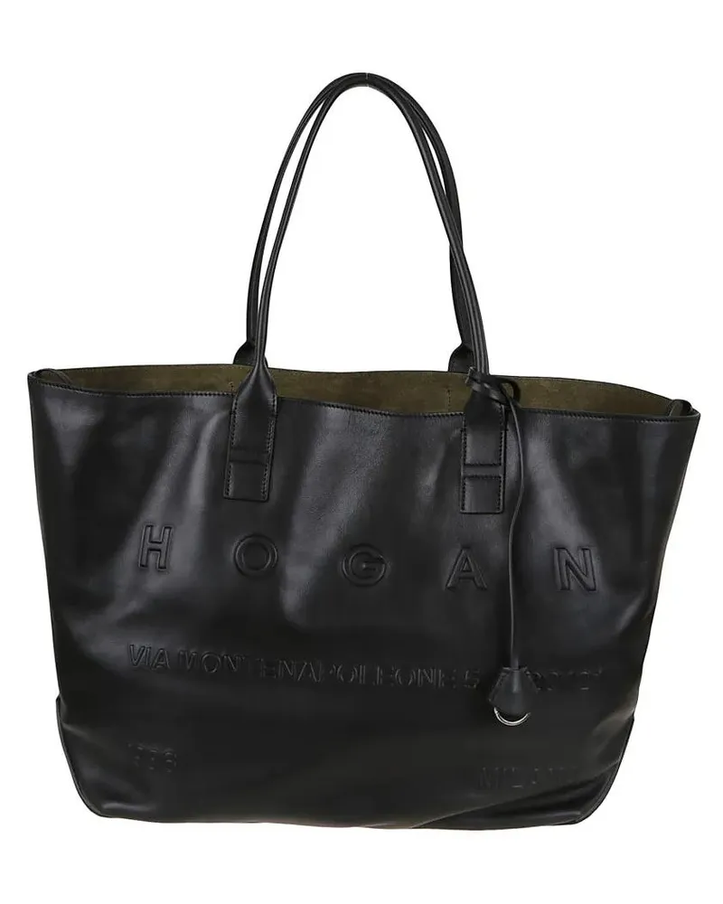 Hogan Shopper & Totes Elegant Shoulder Bag schwarz Schwarz