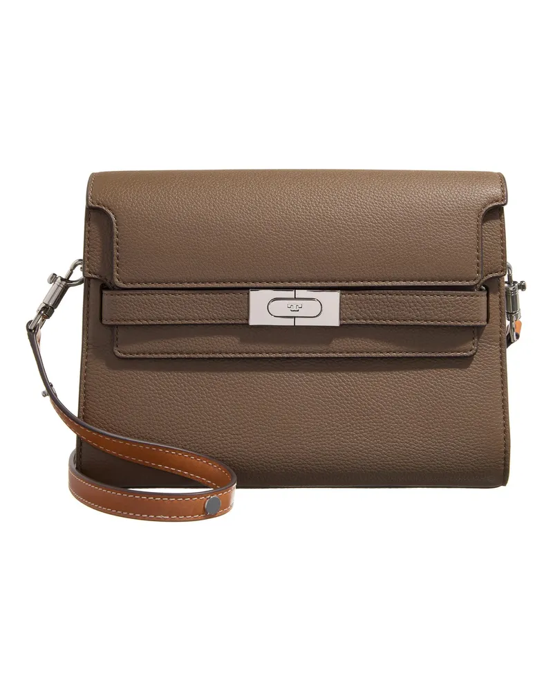 Tory Burch Shopper Lee Radziwill Color-Block Pebbled Shoulder Bag taupe Taupe