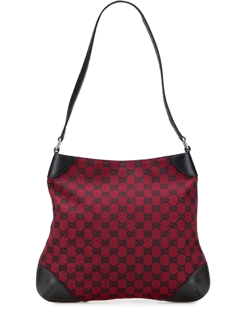 Gucci Hobo Bags GG Canvas Shoulder Bag rot Rot