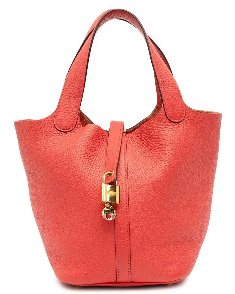 Hermès Crossbody Bags Clemence Picotin Lock 18 rot Rot