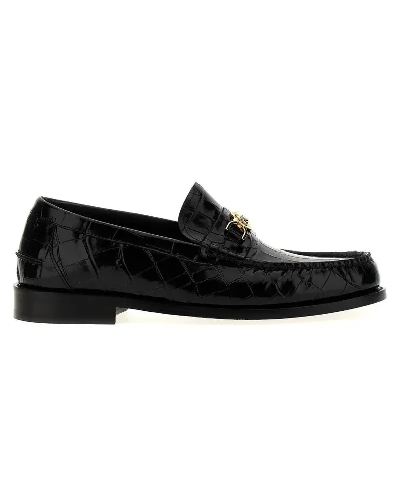 Versace Loafer 'Medusa '95' Loafers schwarz Schwarz