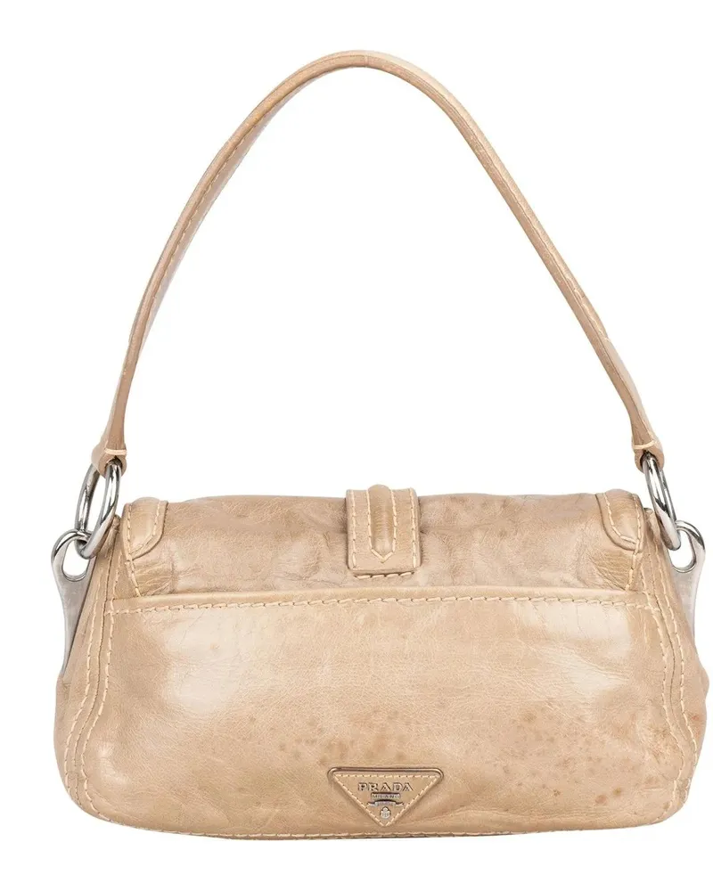 Prada Crossbody Bags  Classic Leather Turnlock Handbag bunt Bunt