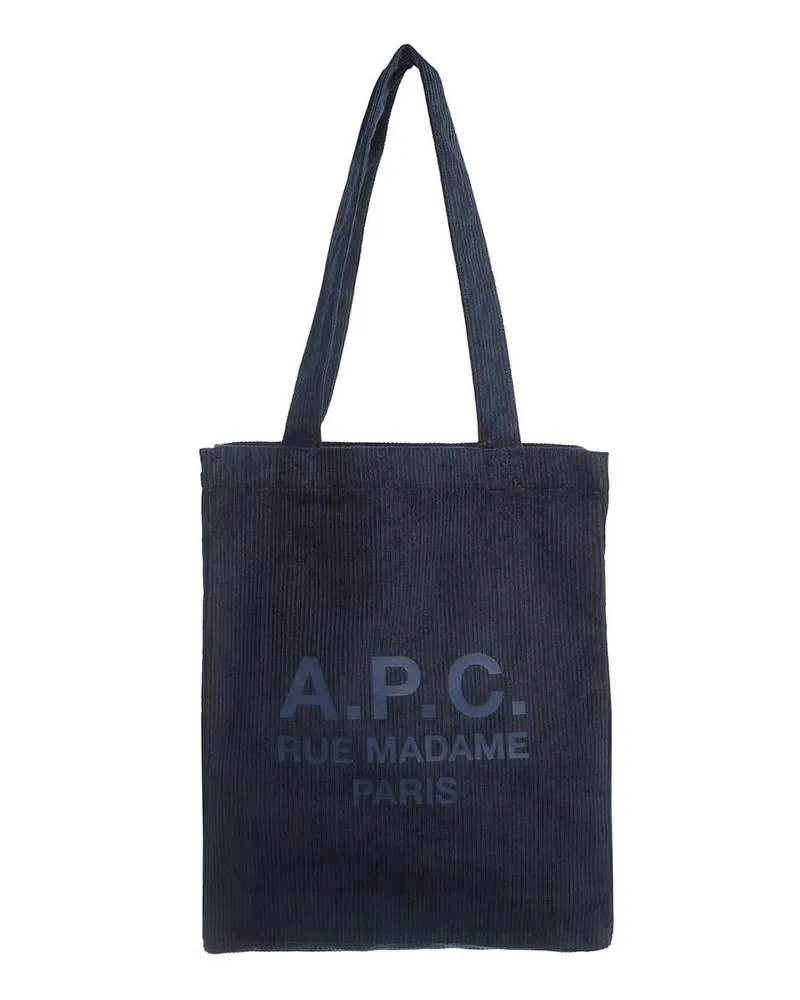 A.P.C. Shopper Tote Lou Rue Madame blau Blau