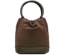 Crossbody Bags Canvas Ring Top Handle Bag braun