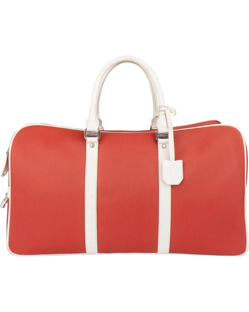 Bulgari Crossbody Bags  Bicolor Canvas Travel Bag 55 bunt Bunt