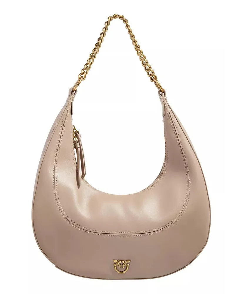 Pinko Crossbody Bags Brioche Hobo Classic Taupe