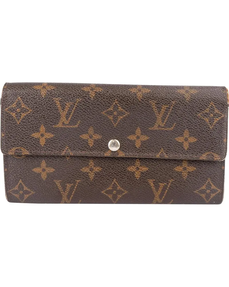 Louis Vuitton Portemonnaie  Canvas Monogram Sarah Wallet braun Braun