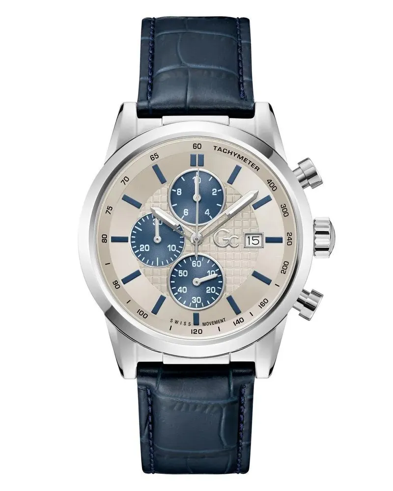 Gc Uhren Quarz-Analoguhr  Gallant blue Blau