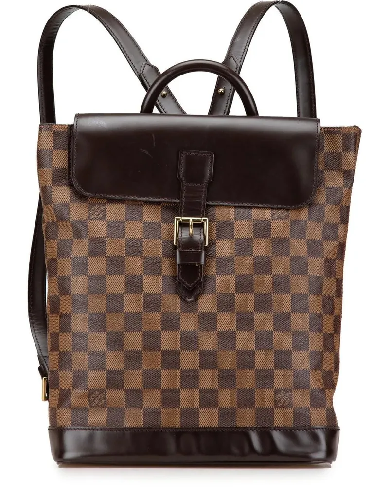 Louis Vuitton Rucksäcke 1998 Damier Ebene Soho braun Braun