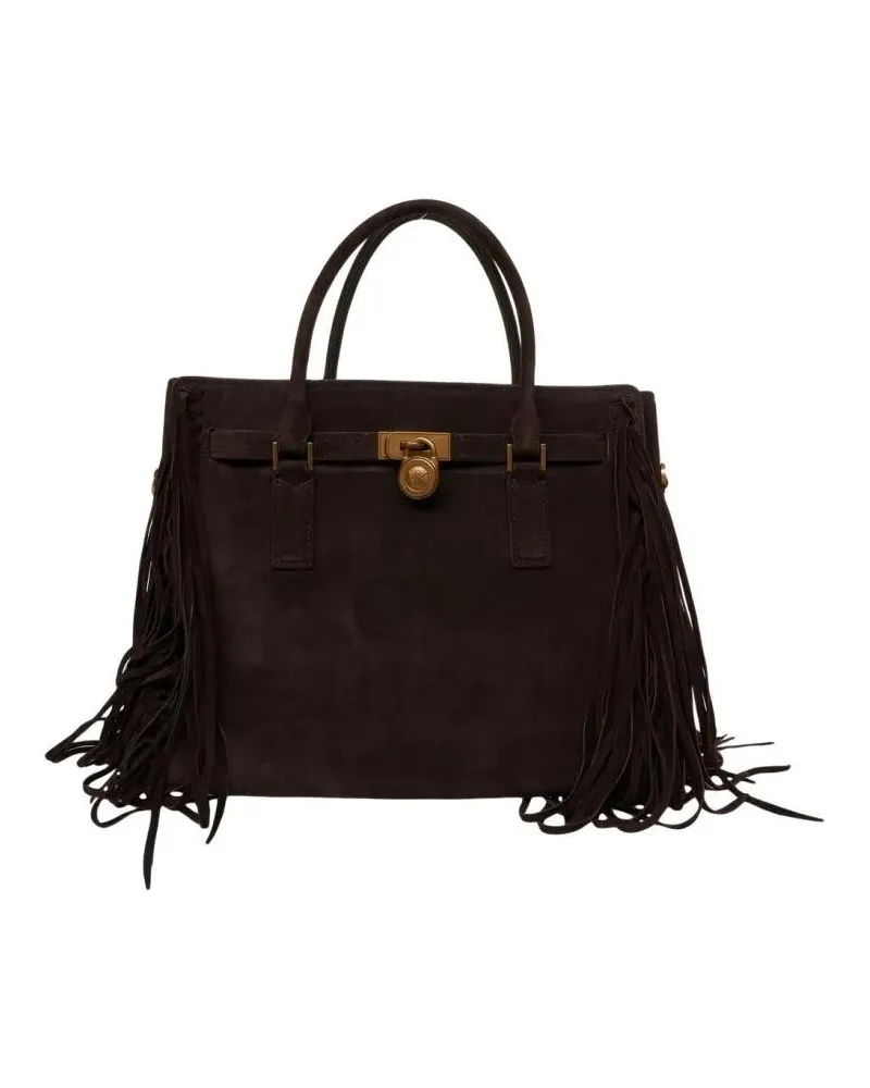 Michael Kors Shopper & Totes Fringe-Detail Suede Shopper schwarz Schwarz