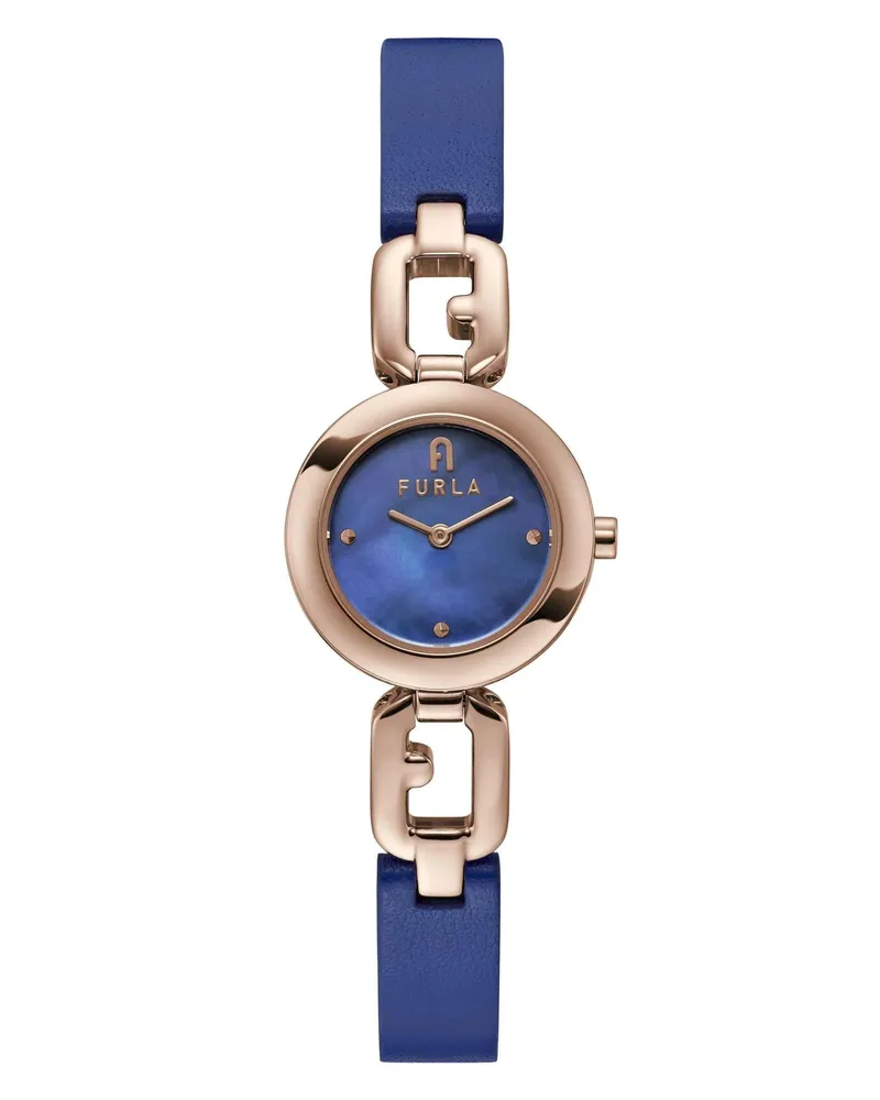 Furla Uhren Quarz-Analoguhr  Arco Chain blue Blau