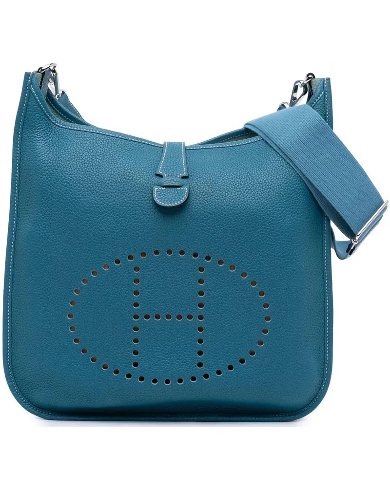 Hermès Hobo Bags Clemence Evelyne III 33 blau Blau