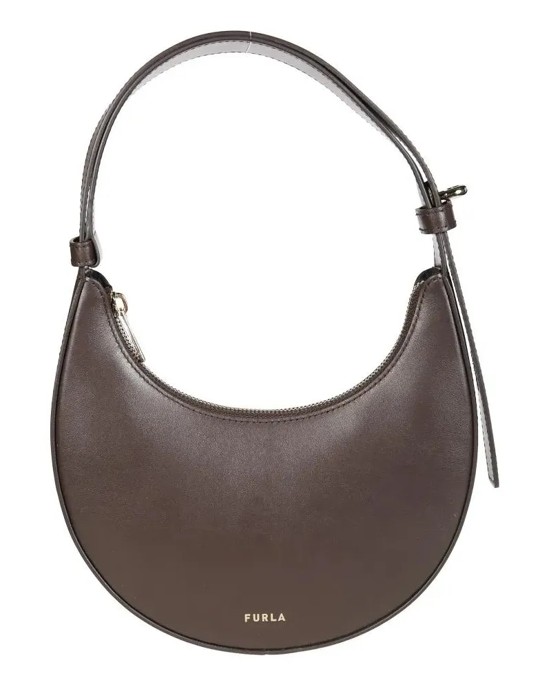 Furla Hobo Bags Delizia Mini Shoulder Bag braun Braun