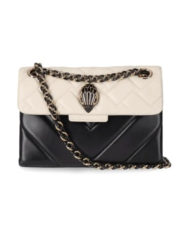 Kurt Geiger Hobo Bags Kensington Studs Black White Crossbody Bag schwarz Schwarz