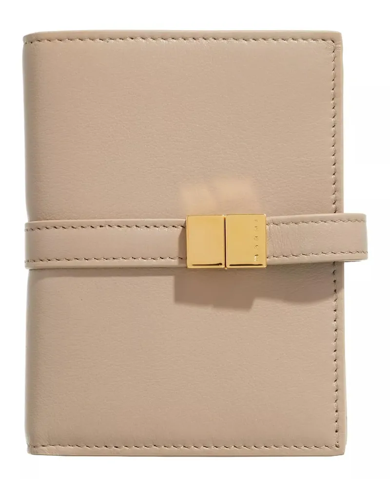 Marni Portemonnaie Prisma Billfold Wallet Beige