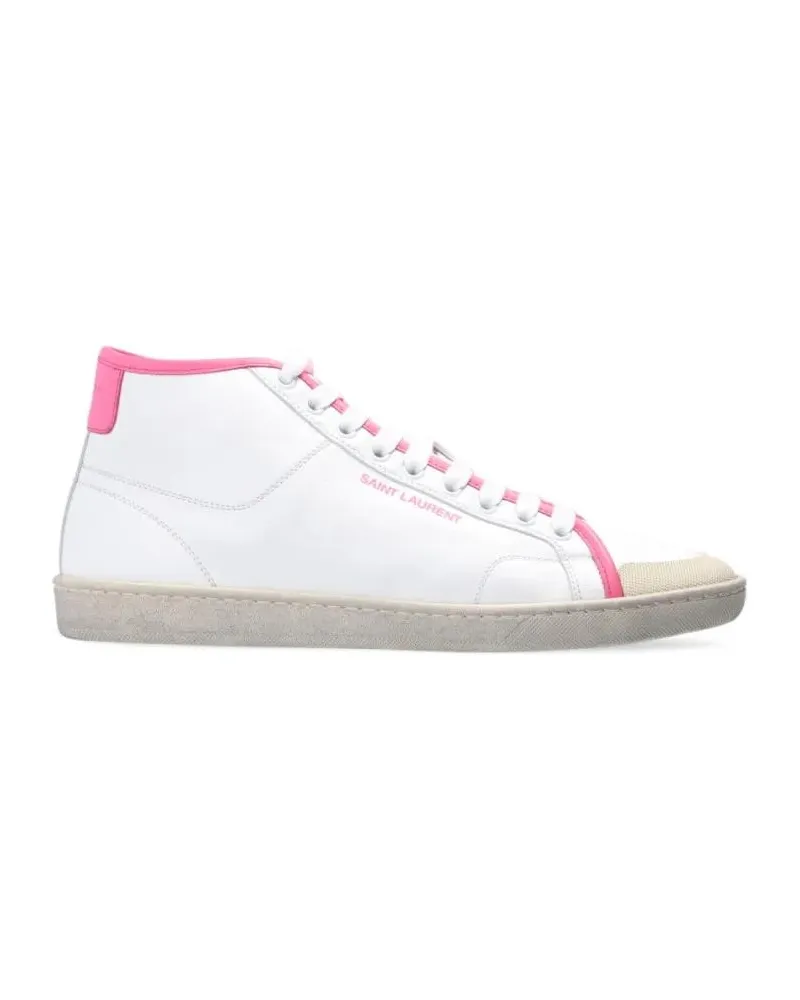 Saint Laurent Low-Top Sneaker Sl/39 Logo Mid-Top Sneakers weiß Weiß
