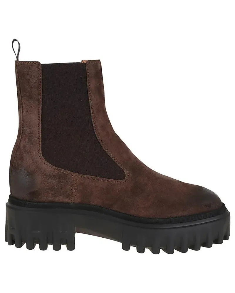 Hogan Stiefel Leather Hyperlight Sneakers braun Braun