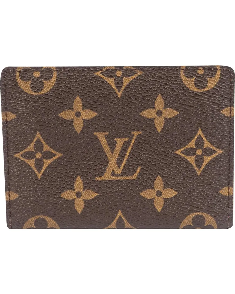 Louis Vuitton Portemonnaie  Canvas Monogram Cardholder braun Braun