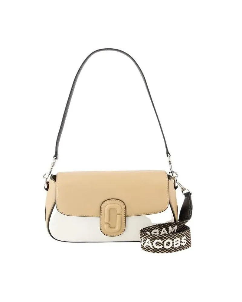 Marc Jacobs Hobo Bags The Large Clover Shoulder Bag - Leather - Beige braun Braun