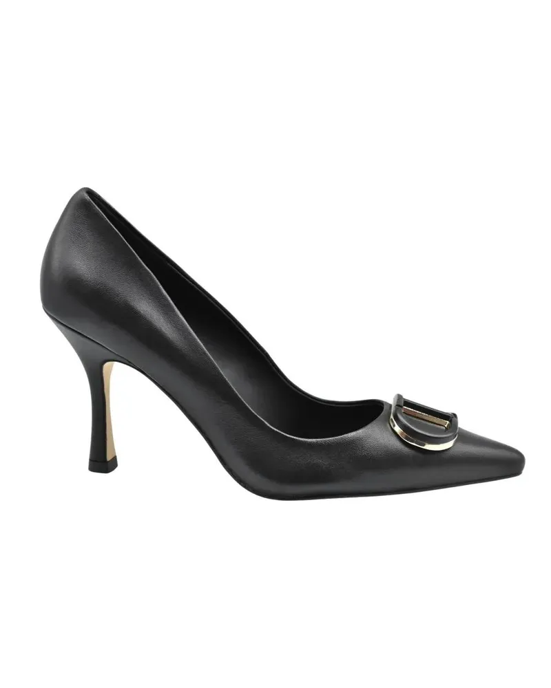 Twin-Set Hohe Schuhe Pointed Toe Pumps With Buckle Accent schwarz Schwarz