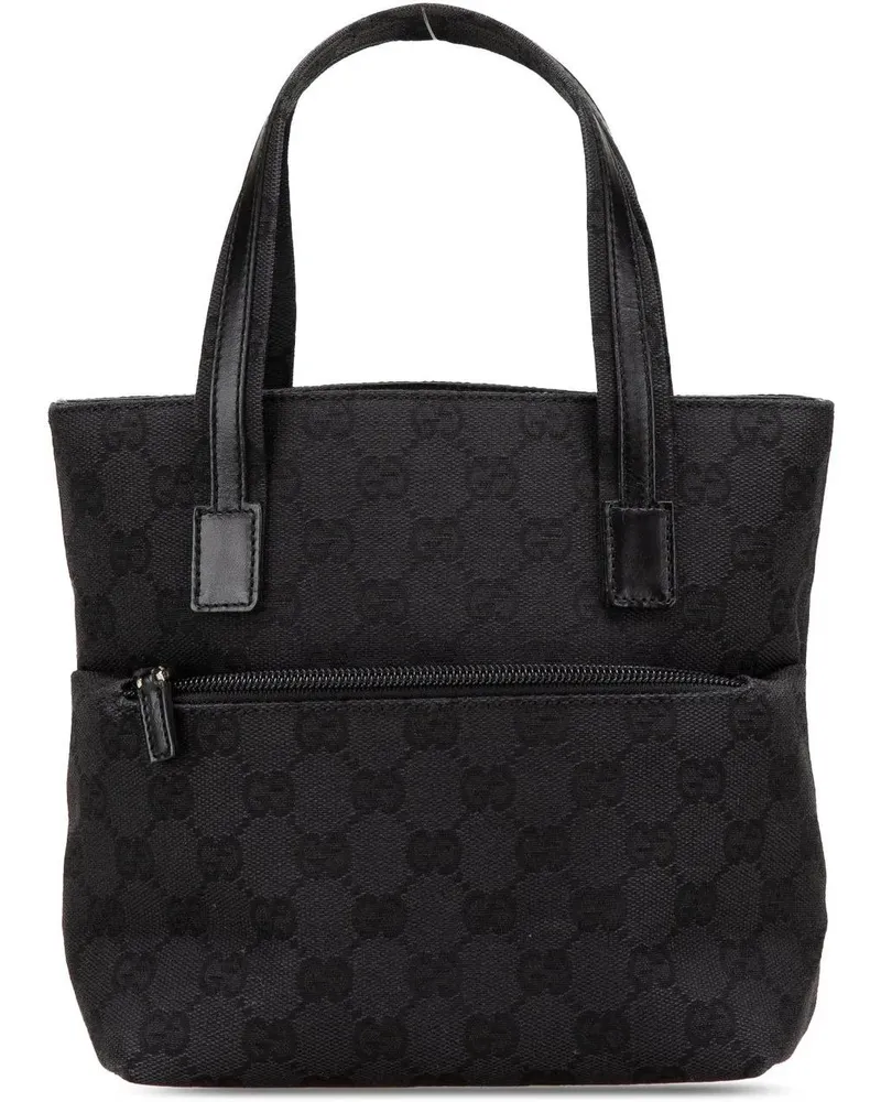 Gucci Crossbody Bags 2000-2015 GG Canvas Handbag schwarz Schwarz