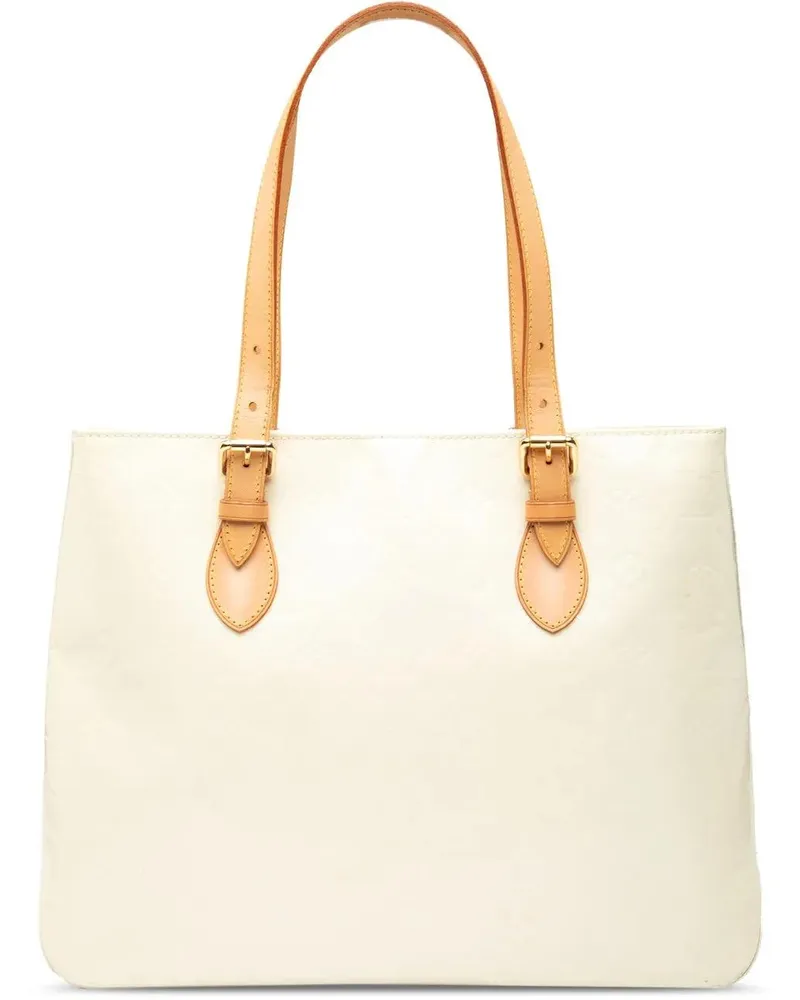 Louis Vuitton Shopper Monogram Vernis Brentwood weiß Weiß