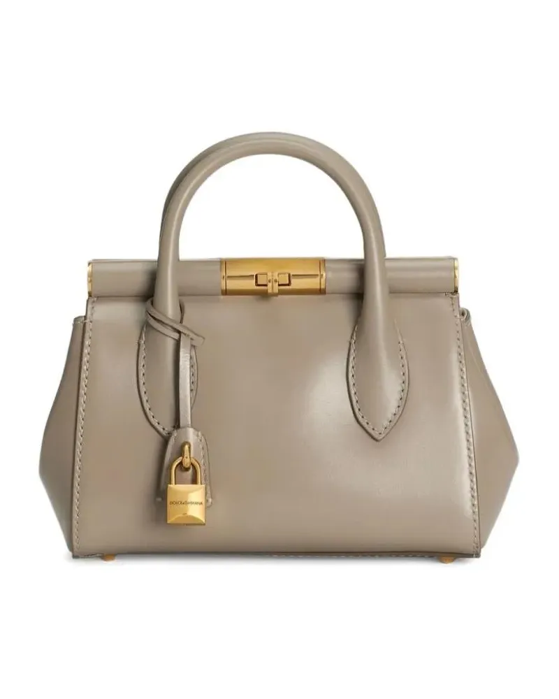 Dolce & Gabbana Shopper & Totes Structured Handbag With Gold-Tone Hardware And Det pink Rosa