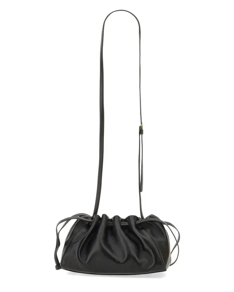 Mansur Gavriel Beuteltaschen Mini Bloom Bag With Soft Gathered Design And Draws schwarz Schwarz
