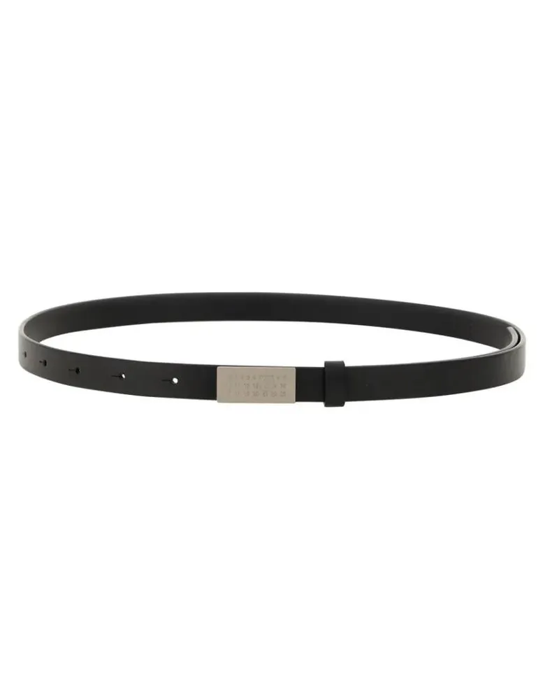 Maison Margiela Gürtel "Numeric" Belt schwarz Schwarz
