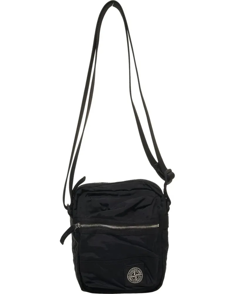 Stone Island Businesstaschen & Reisegepäck Crossbody bag with logo schwarz Schwarz
