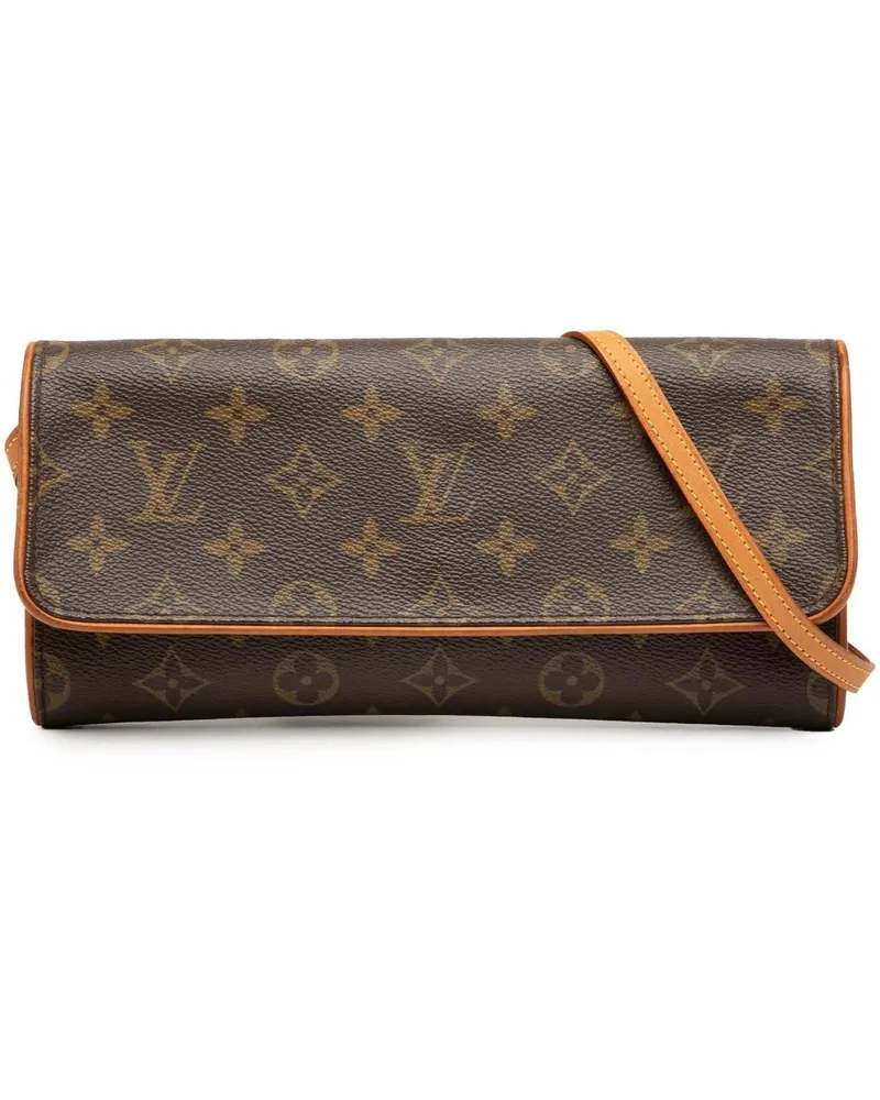 Louis Vuitton Hobo Bags Monogram Pochette Twin GM braun Braun