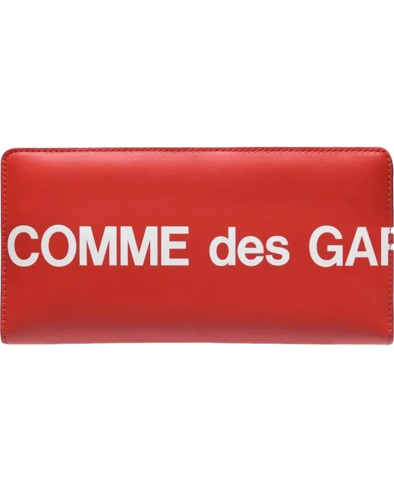 Comme des Garçons Portemonnaie Logo Wallet – Red rot Rot