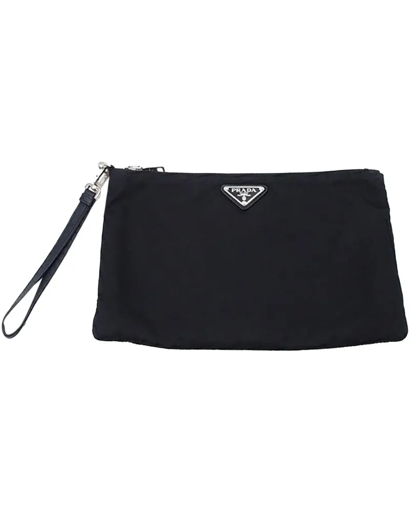 Prada Clutches Re Nylon Clutch schwarz Schwarz