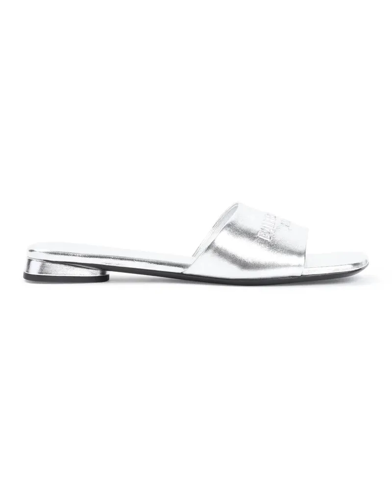 Balenciaga Sandalen Duty Free Silver Sheep Leather Sandals silberfarben 