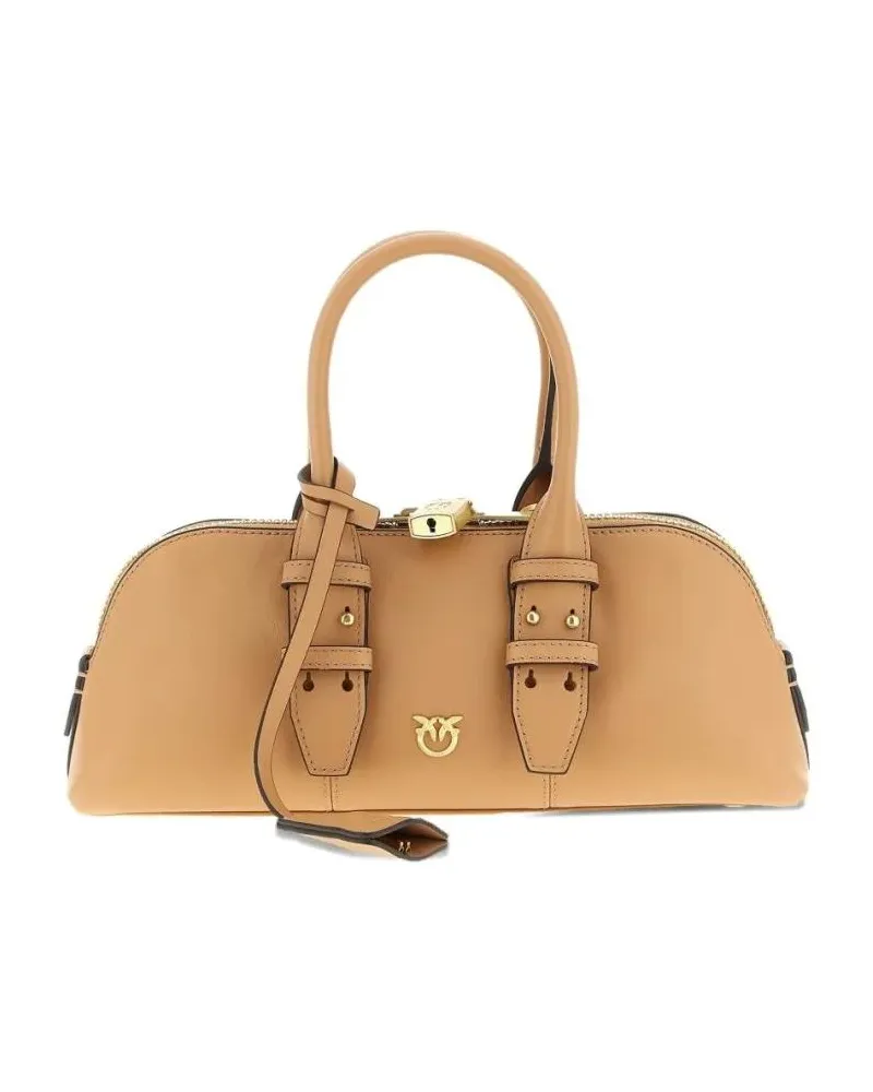 Pinko Crossbody Bags Structured Handbag With Rounded Top pink Rosa