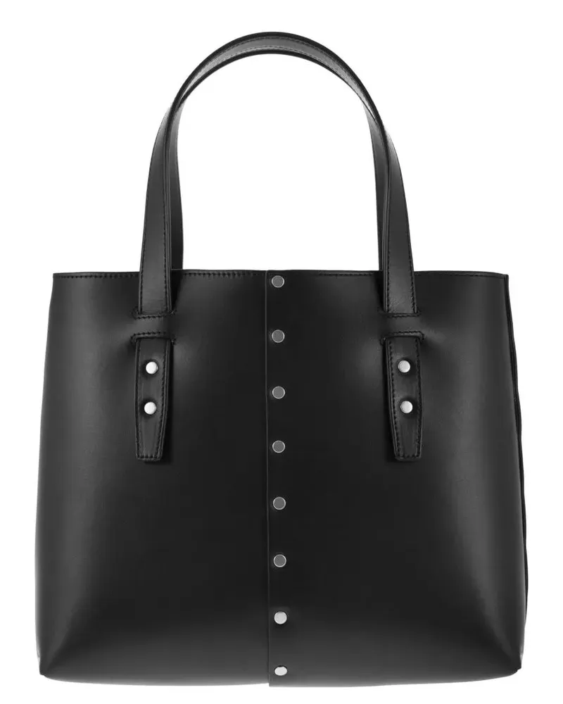 Fabiana Filippi Shopper & Totes Leather And Studded Tote Bag schwarz Schwarz
