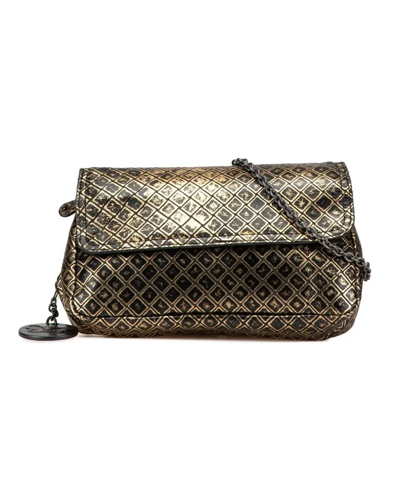 Bottega Veneta Hobo Bags 2012-2024 Intrecciomirage Butterfly Charm Chain Fl goldfarben 