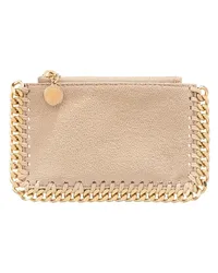 Stella McCartney Portemonnaie Falabella Card Case Beige