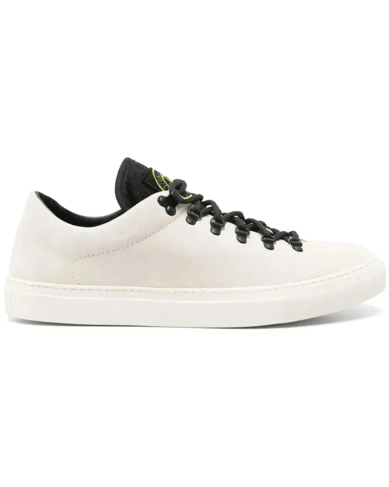 Stone Island Low-Top Sneaker Compass-Patch Sneakers weiß Weiß