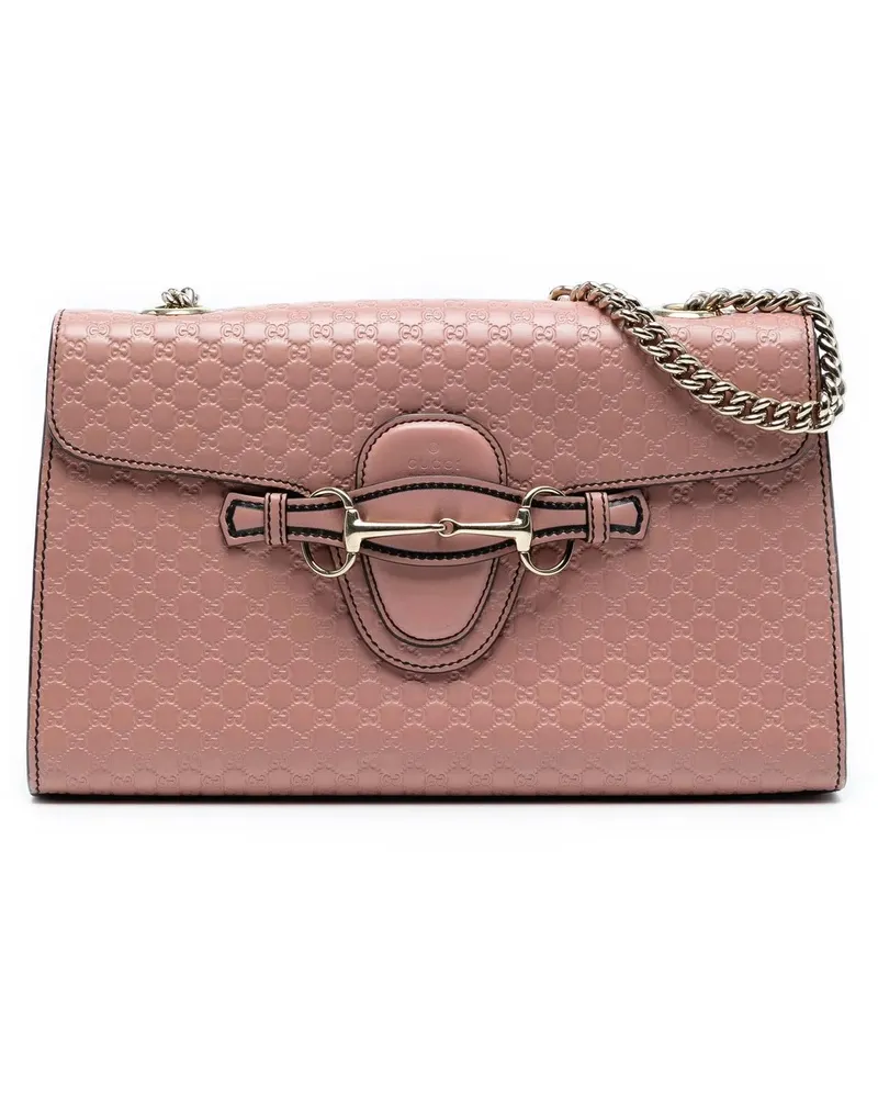 Gucci Hobo Bags Medium Microssima Emily Shoulder Bag rosa Gold