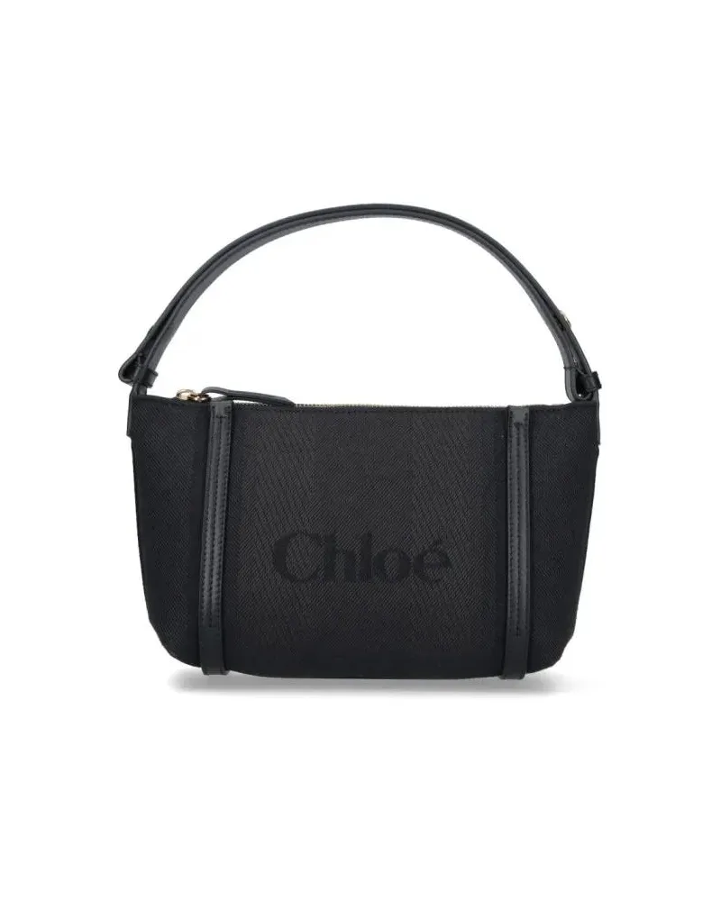 Chloé Crossbody Bags Structured Black Bag schwarz Schwarz