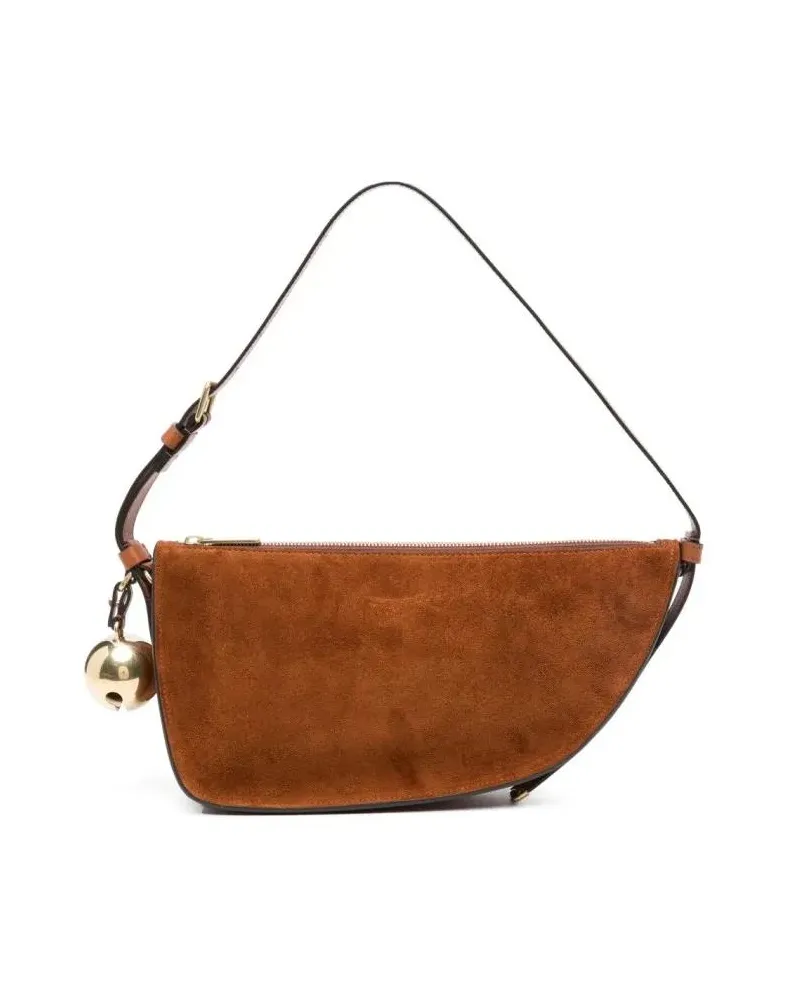 Burberry Hobo Bags Shield Sling Charm Shoulder Bag braun Braun