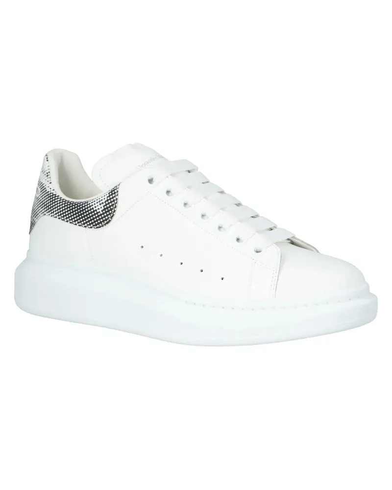 Alexander McQueen Low-Top Sneaker White Black Pixels' Oversized Shoes weiß Weiß