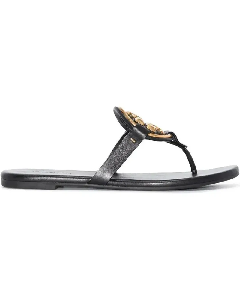 Tory Burch Sandalen Metal Miller Soft schwarz Schwarz