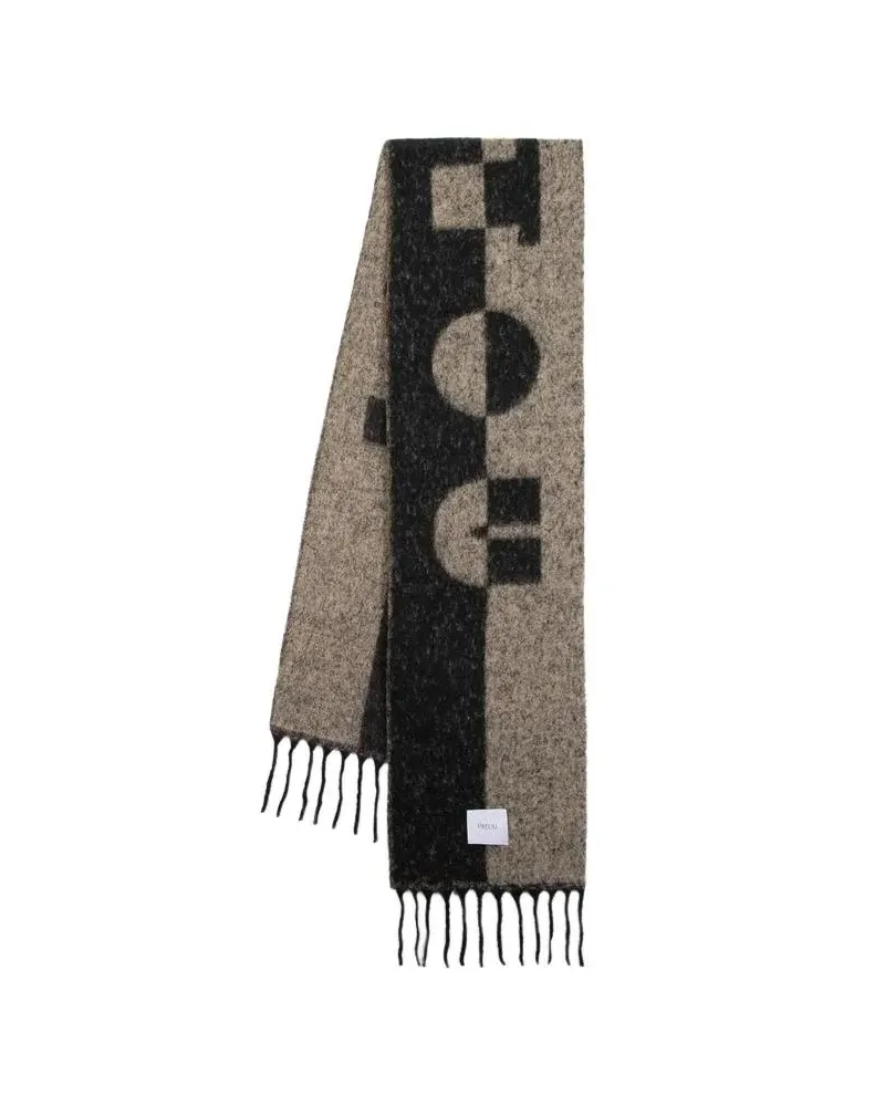 Patou Tücher & Schals Scarf - Wool - Black braun Braun