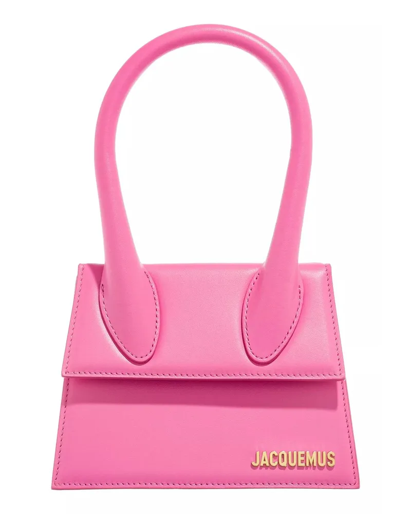Jacquemus Shopper & Totes Le Chiquito Moyen Top Handle Bag Leather pink Rosa