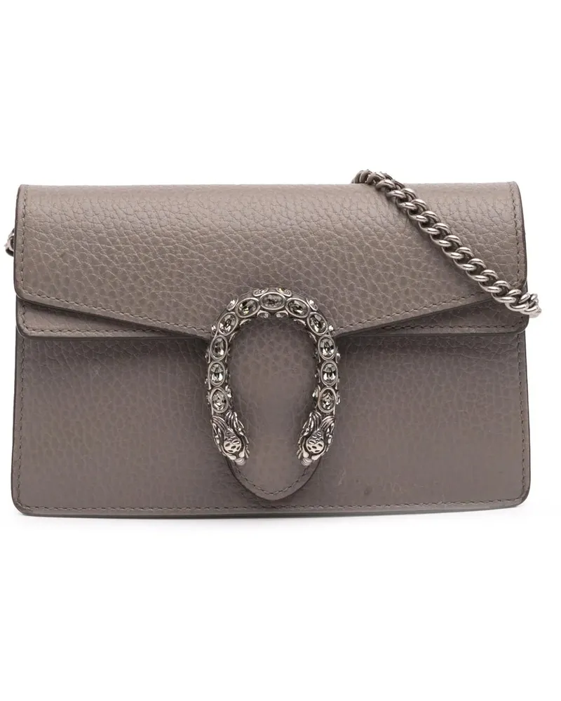 Gucci Hobo Bags 2000-2015 Super Mini Leather Dionysus Crossbody braun Braun