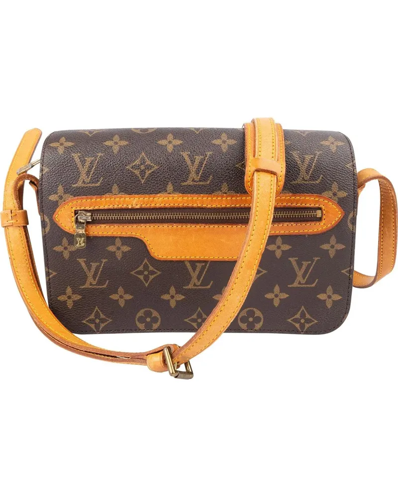 Louis Vuitton Crossbody Bags  Canvas Monogram Saint Germain PM Cro braun Braun
