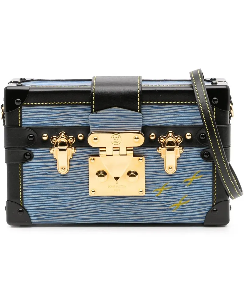 Louis Vuitton Hobo Bags Epi Petit Malle blau Blau